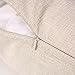 Anickal Set of 2 Modern Decorative Nautical Arrow Compass Decorative Throw Pillow Covers Cotton Linen Pillow Cases 18 x 18 for Summer Home Decor