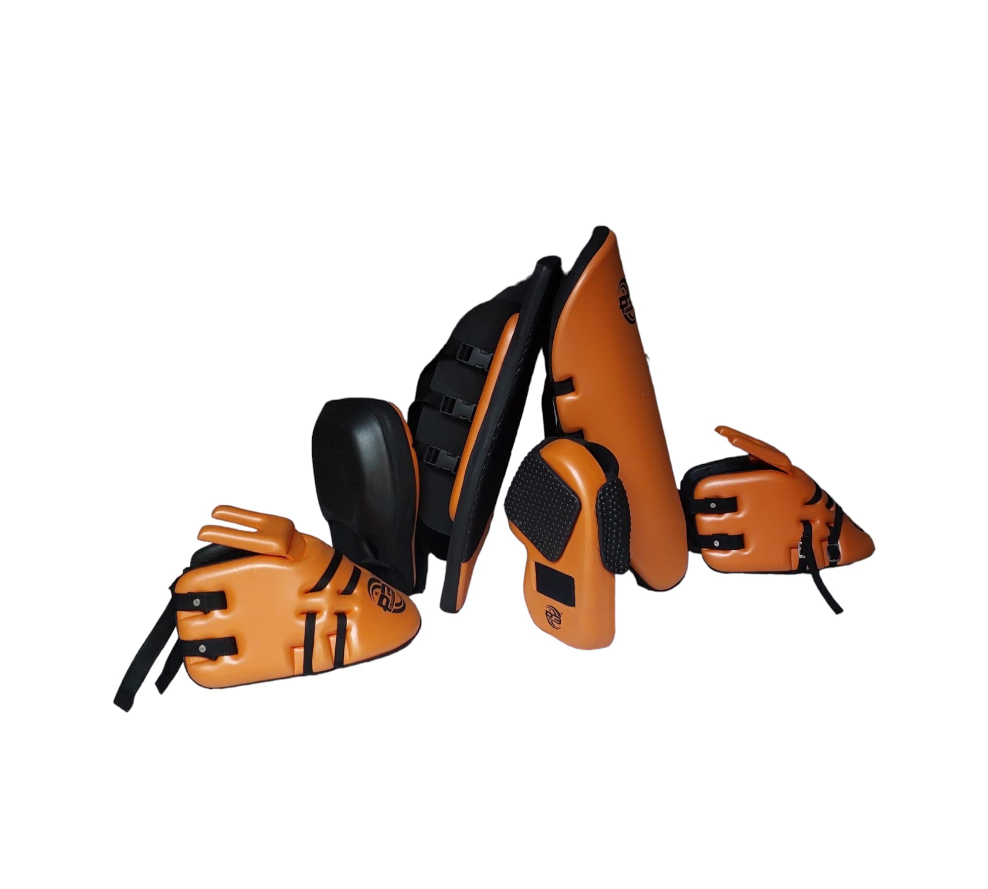 PE Hockey Leg Guard,kikker,Glove Hockey Goalkeeper Leg Guard (Orange) 1
