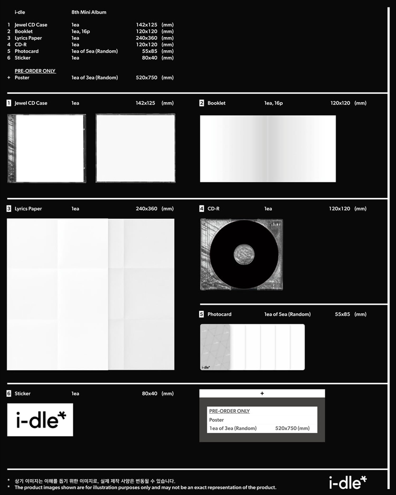 G)I-DLE WORLD TOUR iDOL in Seoul with Tracking Sealed GIDLE GI-DLE (Set(Blu-ray