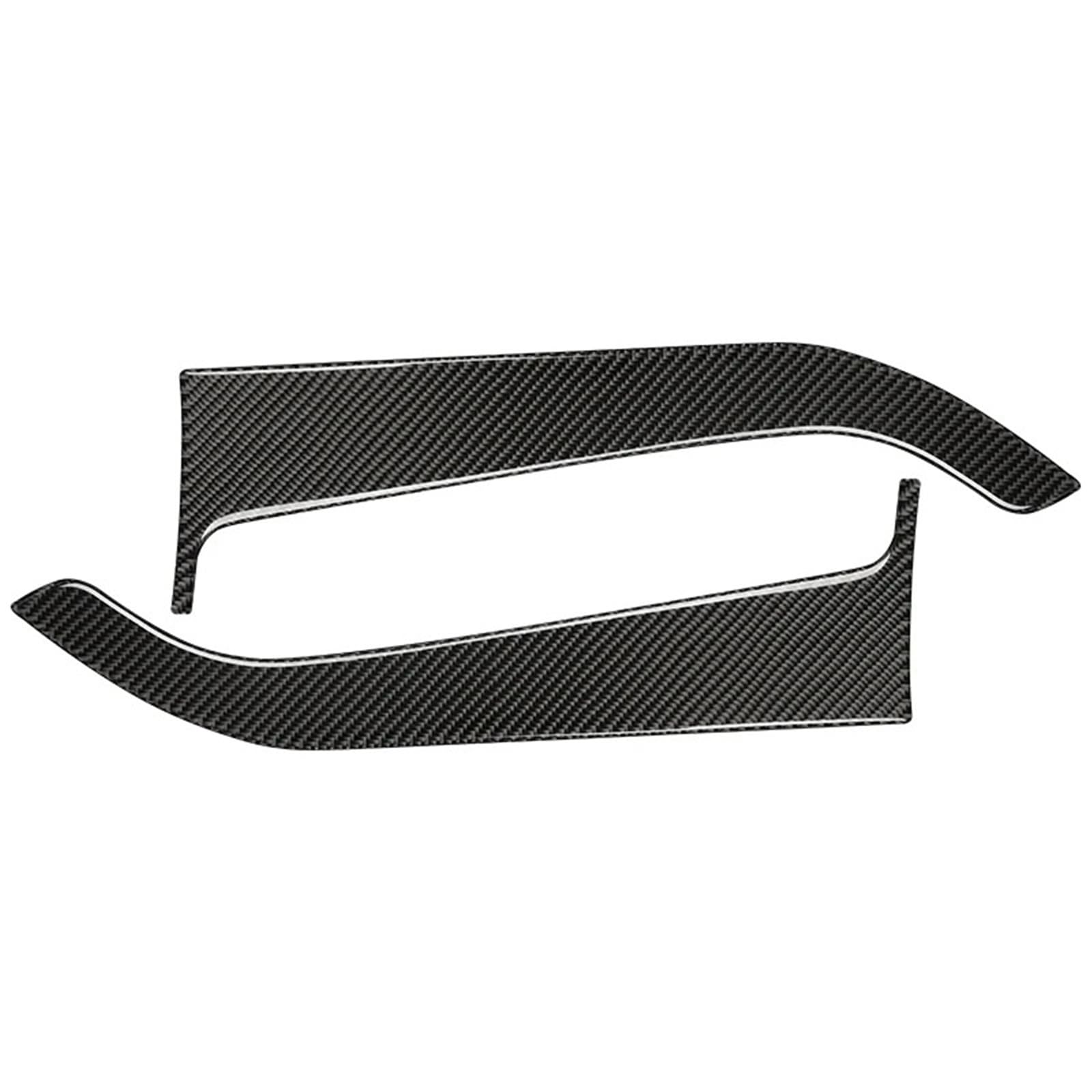 for Ford for Mustang GT 2015-2021 Car Accessories Carbon Fiber Stickers Interior Car Front Door Panel Trim Decals Decoration Cover FRTRGVUVXP(Style A)