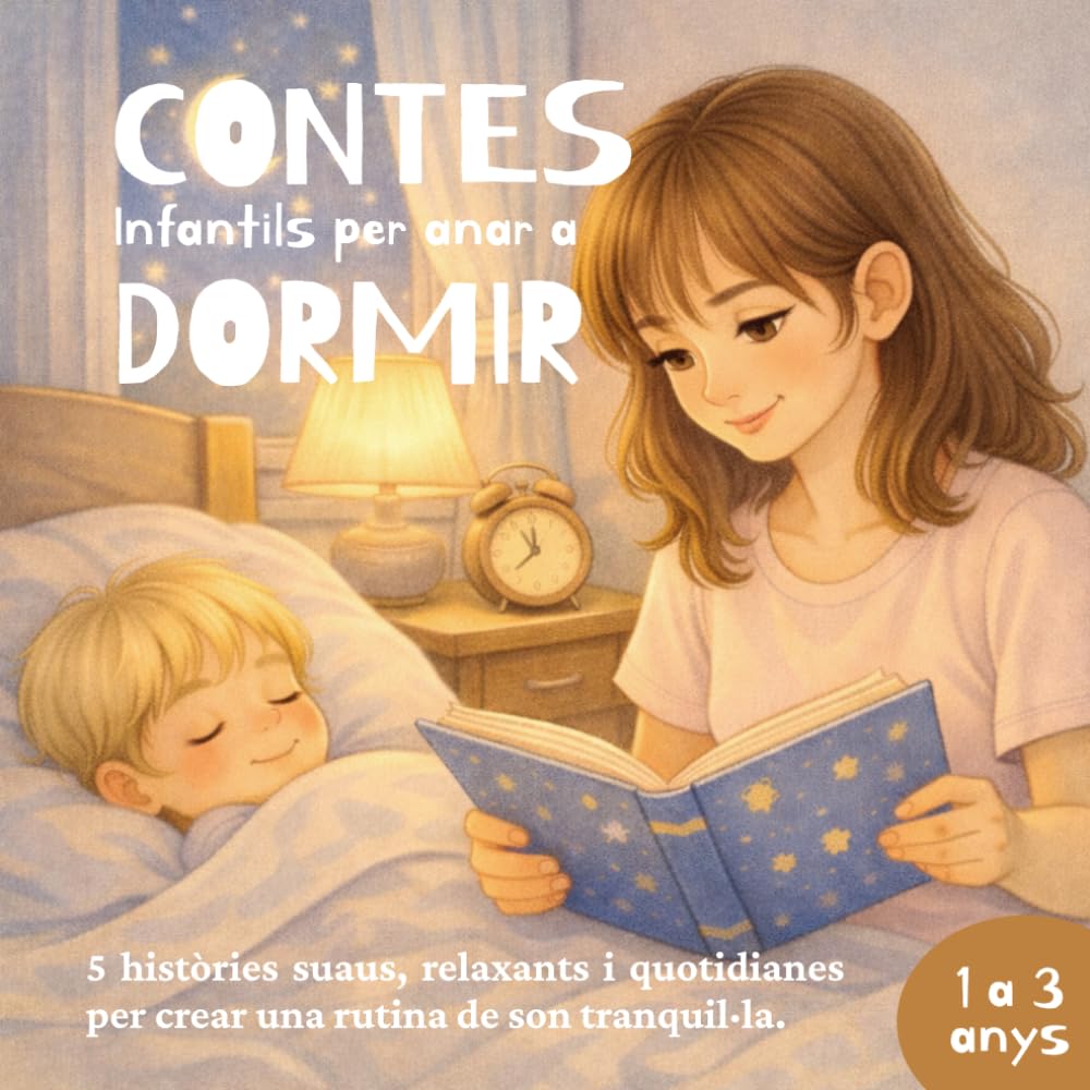 Contes Infantils per anar a dormir: Històries tendres per a nens i nenes d’1 a 3 anys · Per dormir profundament i amb calma · Amb enfocament Montessori i criança respectuosa