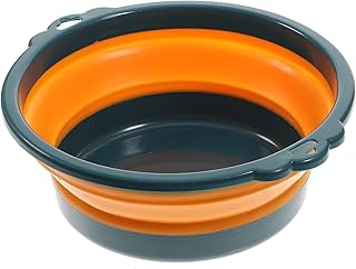 KALLORY 1pc Folding Washbasin Camping Sink Tubs for Bottle Portable Sink Collapsible Sink Infant Tub Baby Bath Tub Foldable Washbasin Face Washing Basin Wash Basin Bathtub TPR Student