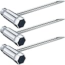 3 Pack Chainsaw Wrench 13 by 19 mm 1/2x3/4 Chainsaw Tool Chainsaw Scrench Replacement Combination Screwdriver and Wrench T Wrench Spanner Tool (3)