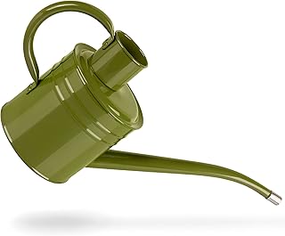 Homarden 34 oz. Green Watering Can - Metal Watering Can with Long Spout for Decoration, Perfect Plant Watering Can for Out...