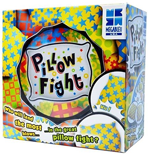 University Games, Pillow Fight Travel Card Game - Fun and Fast-Paced Pair-Matching Game for 2 to 6 Players, Ages 5 and Up, in a Portable Tin