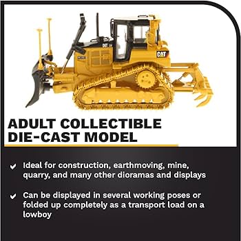 Amazon.com: Diecast Masters CAT Caterpillar D6T XW VPAT