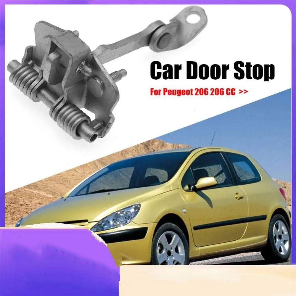 Zawias ramienia kontrolnego drzwi Dla Peugeot 206 CC 3DR 4DR 5DR | Ogranicznik zawiasu drzwi samochodu, lewy, prawy 9181C8 Metalowy pasek kontrolny ogranicznika drzwi