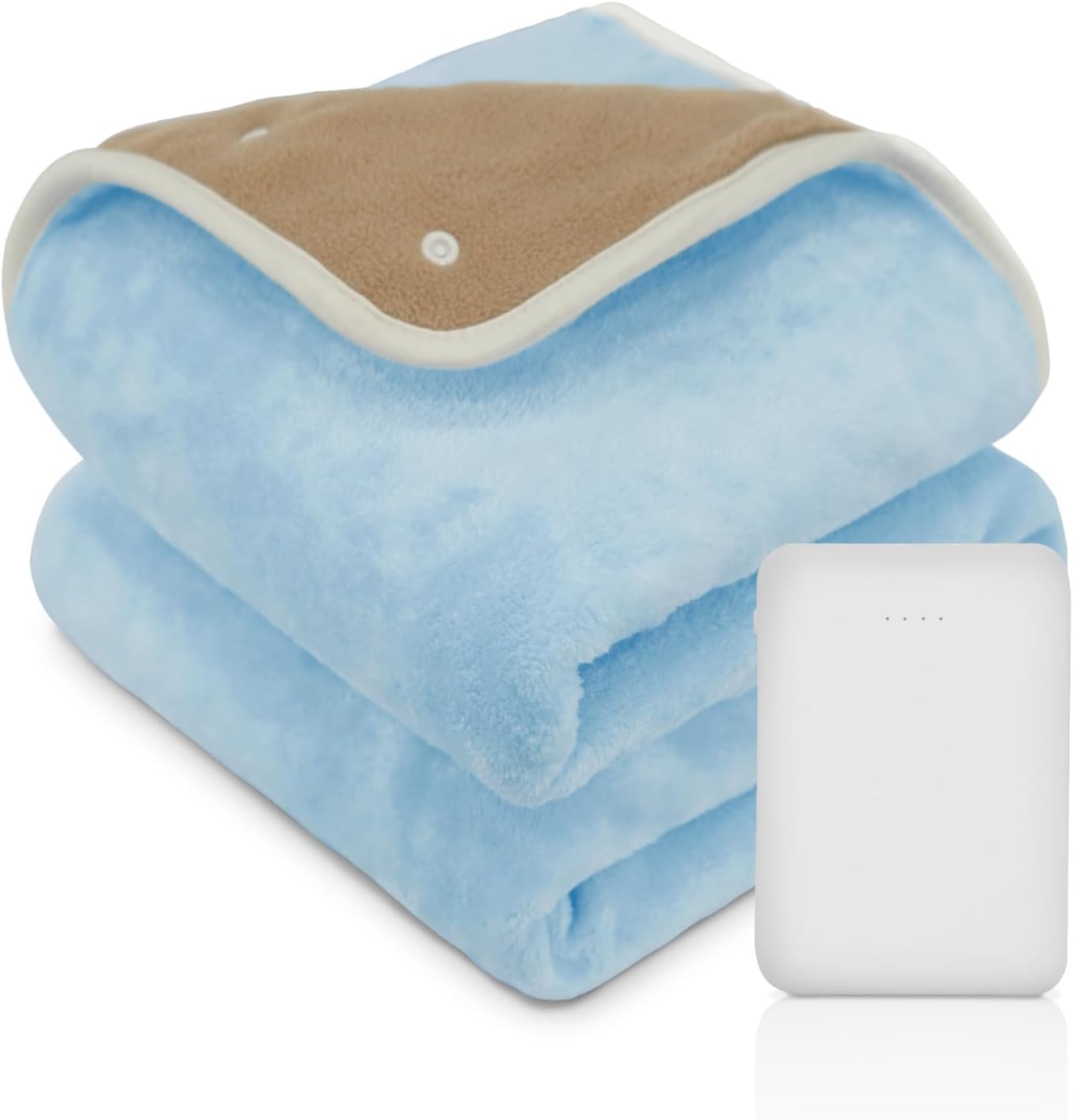 USB Heated Blanket Throw Battery Operated 30"x40" Portable