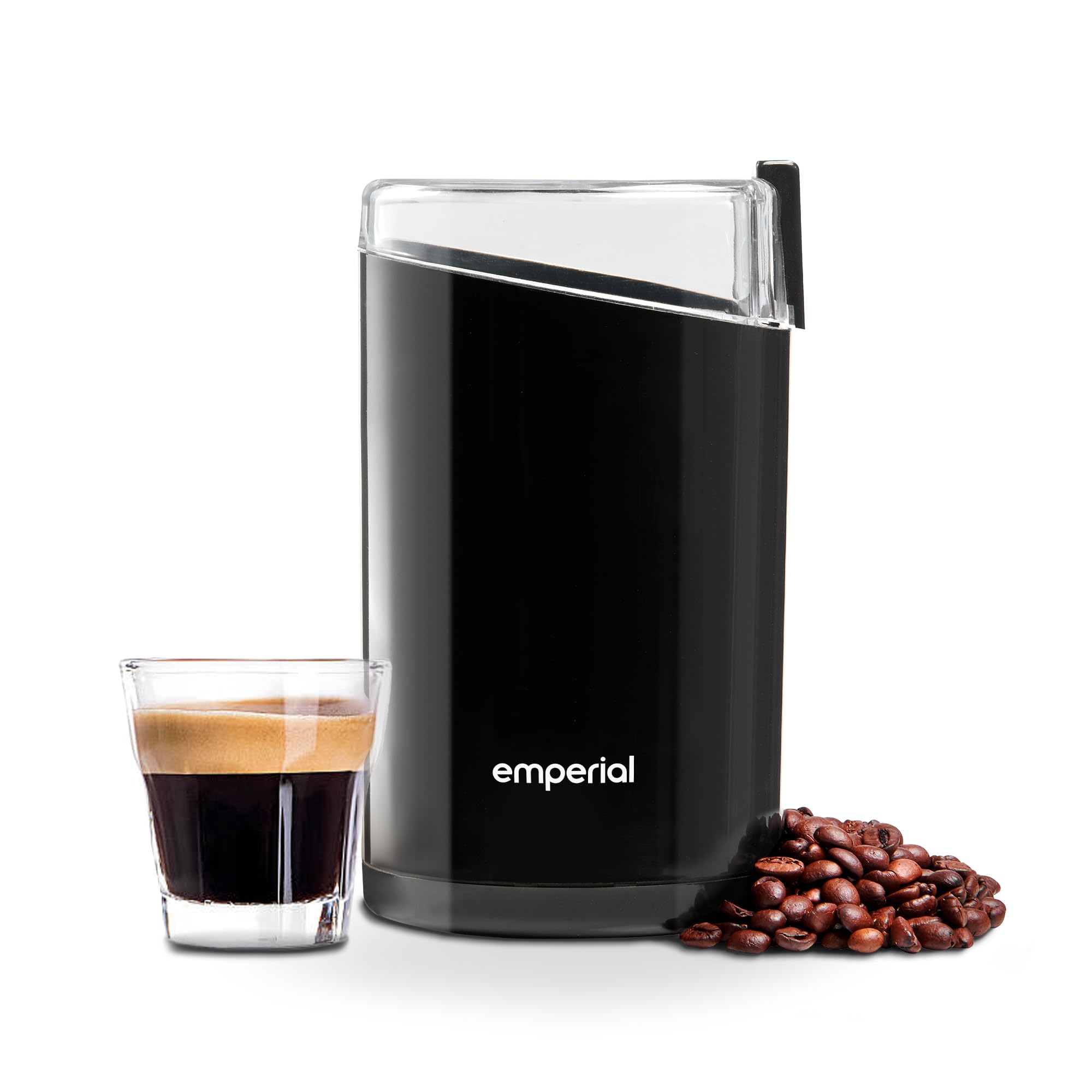 Emperial Coffee Grinder for Beans Black