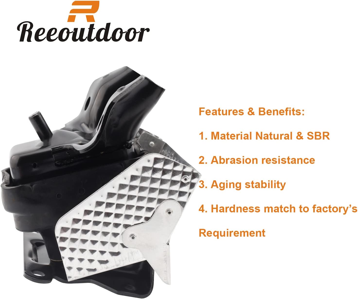 New Upgrade Engine Motor Mount with Heat Shield Compatible with 2007-2013 Tahoe Silverado Suburban Avalanche Sierra Yukon Escalade, Durable Materials, A5365HY 15854941, 1 PC