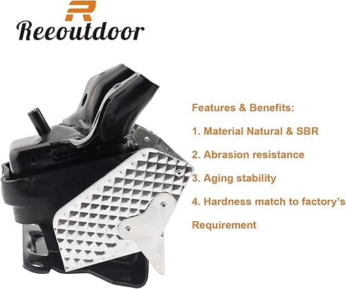 Miniatura 3 de Soporte de motor con escudo térmico compatible con Tahoe Silverado Suburban Avalanche Sierra Yukon Escalade A5365HY 15854941 2007-2013, 1 unidad