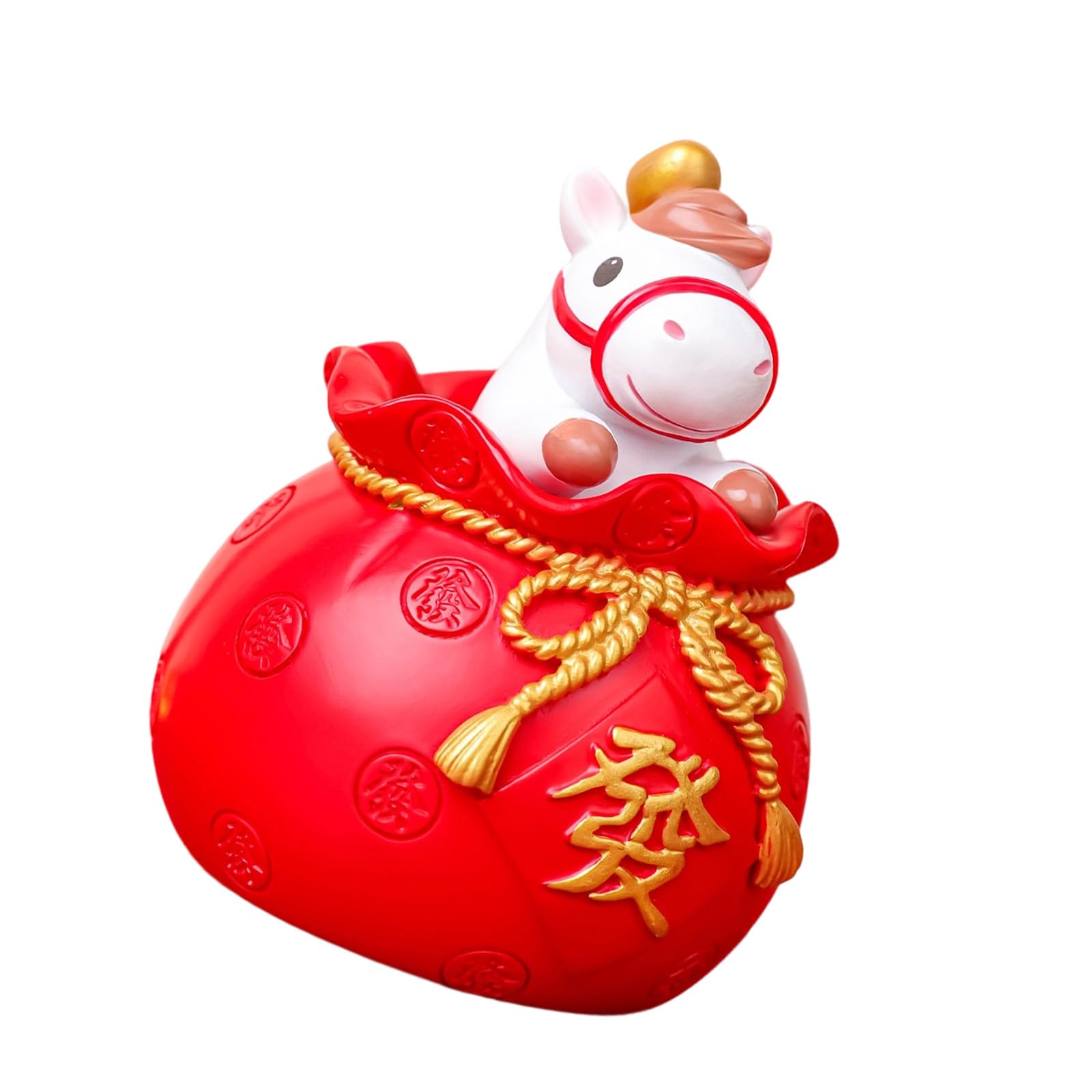 Shurhome Horse Statues Positive Energy Good Luck Showpiece Zodiacs Figurines Sculptures Table Ornament Home Decors Gift Chinese Zodiacs Figurines