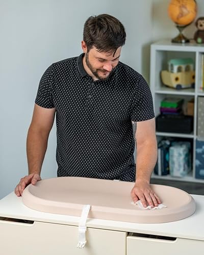 Miniatura 4 de Cambiador de bebé, impermeable y antideslizante, espuma acolchada, almohadilla para cambiador lavable, sin líquidos, no necesita funda de tela,