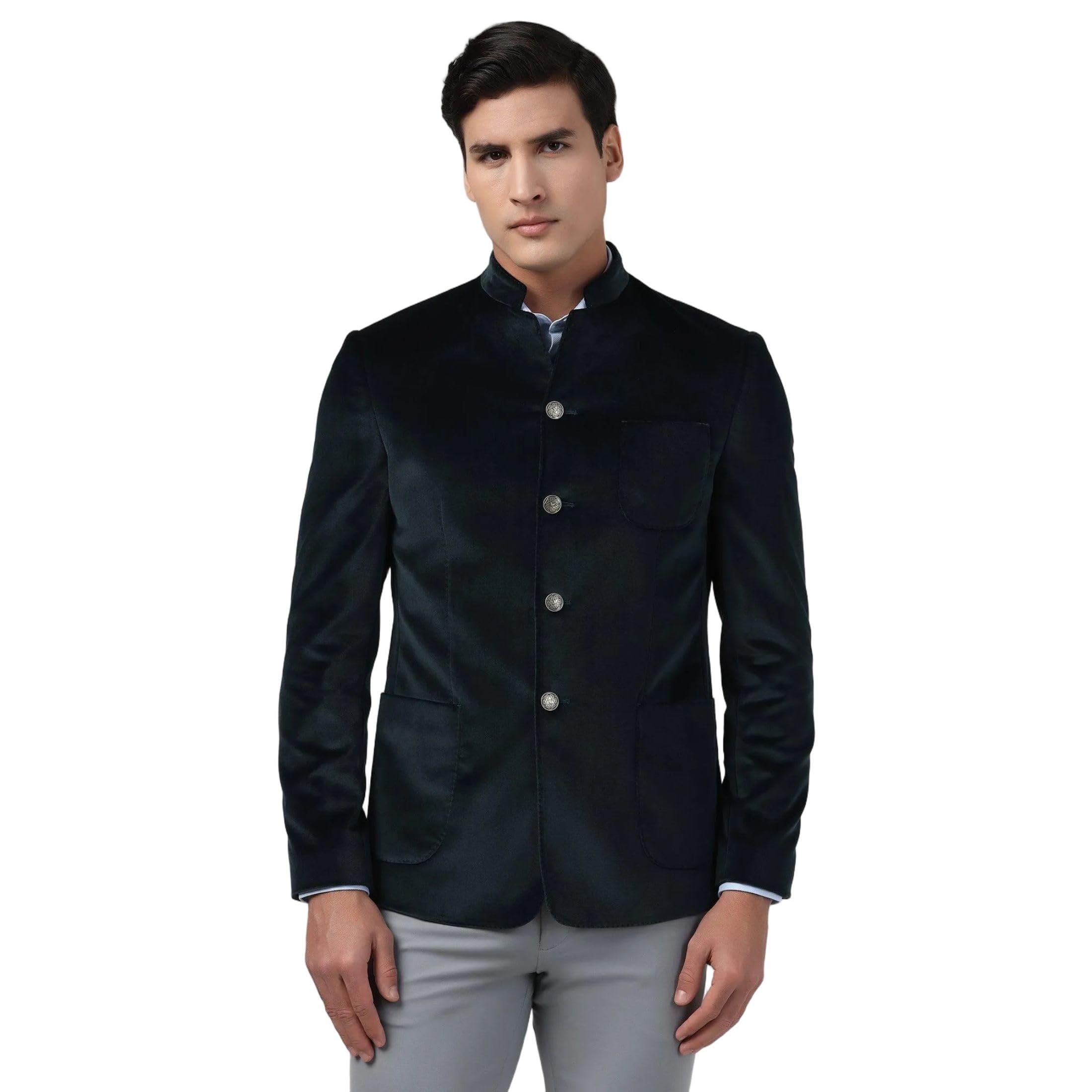 blackberrys Men Cotton Solid Slim Fit Blazer-picture-37