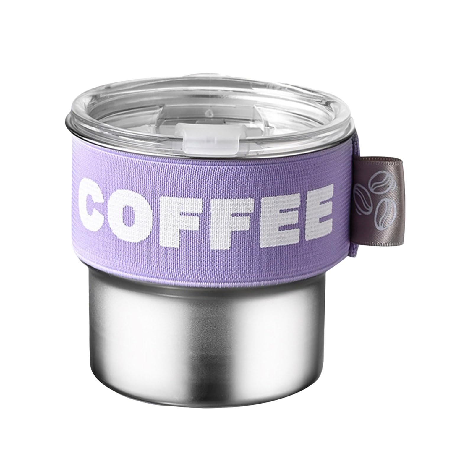 Elnwnnkc 400ml Insulated Coffee Tumblers Thermal Insulated Coffee Mugs with Spill Proof Lid Perfect for Home or Travel Outdoor Travel Tumblers