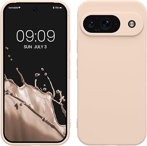 Miniatura 75 de kwmobile Funda compatible con Google Pixel 9 Pro - Funda protectora delgada de TPU para teléfono - Acabado mate suave - Negro mate NEGRO MATE,Piedra