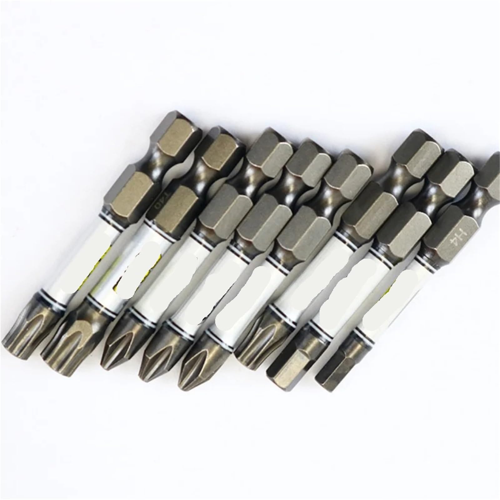 Bit 50 mm magnetyczna śruba sterownika 1/4 cala trzpień głowica wiertarska elektryczny klucz udarowy narzędzie do naprawy 10 szt. (TORX)