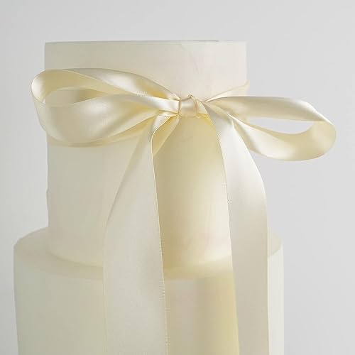 Vista 885 de MEEDEE Orange Satin Ribbon - 1.5 inch Double Faced Satin Ribbon, 50 Yards - Neon Tangerine - For Christmas, Thanksgiving, Halloween, Weddings