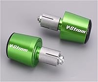 Vista 9 de Motorcycle Handle Bar End Weight Handlebar Grips Cap Anti Vibration Silder Plug for Suzuki DL650 V-Strom DL 650 VSTROM 2004-2022 (Color : Silver)