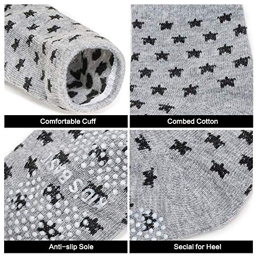 12 paar antislip katoenen sokken met grip voor baby peuter jongens meisjes - Image 6