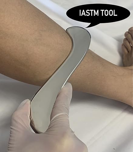 Miniatura 3 de AnTiexi Juego de herramientas de masaje de raspado Gua Sha de acero inoxidable médico (14 piezas) Herramientas IASTM gran herramienta de