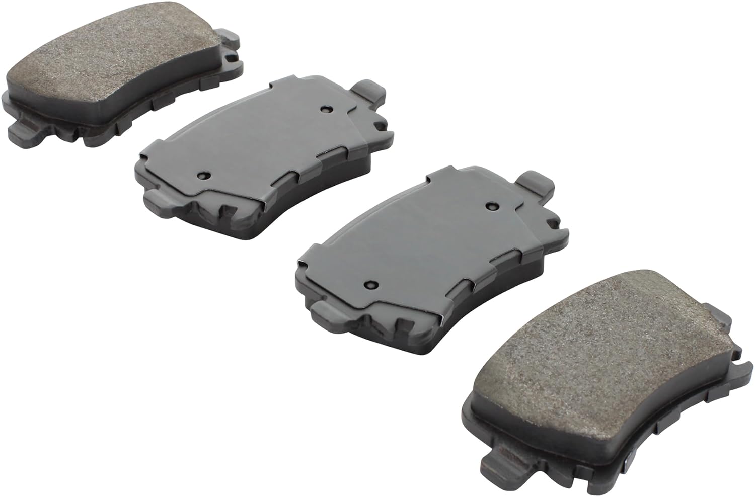QUALITY-BUILT Rear Semi-Metallic Brake Pads, Black Series 1003-1108AM, Compatible with 2006-2015 Audi/Volkswagen (A6 Quattro,Passat,Passat CC,TTS Quattro)
