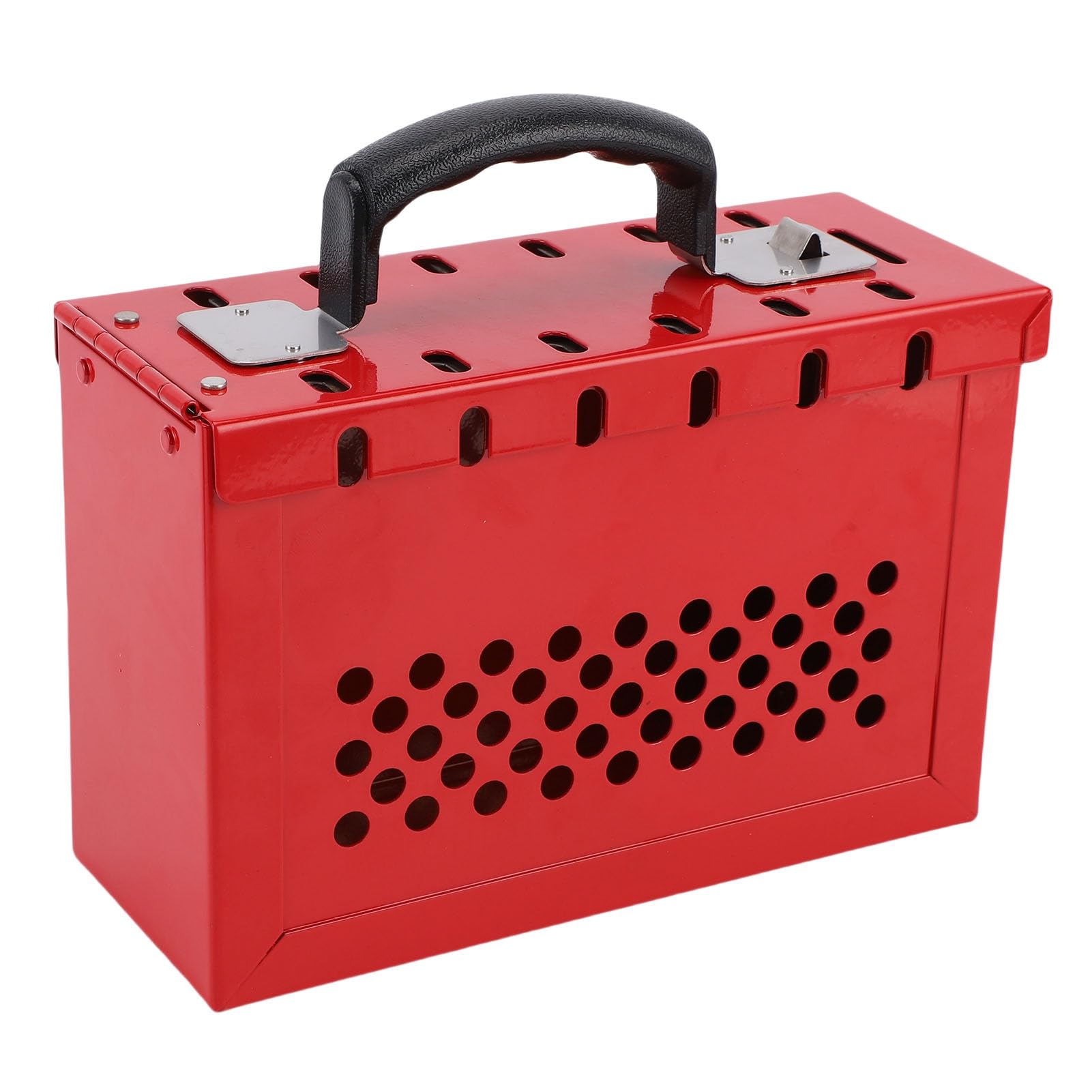 Juego de Candados con Caja de Bloqueo, Seguridad Portátil con 12 Candados Duraderos para Seguridad Industrial