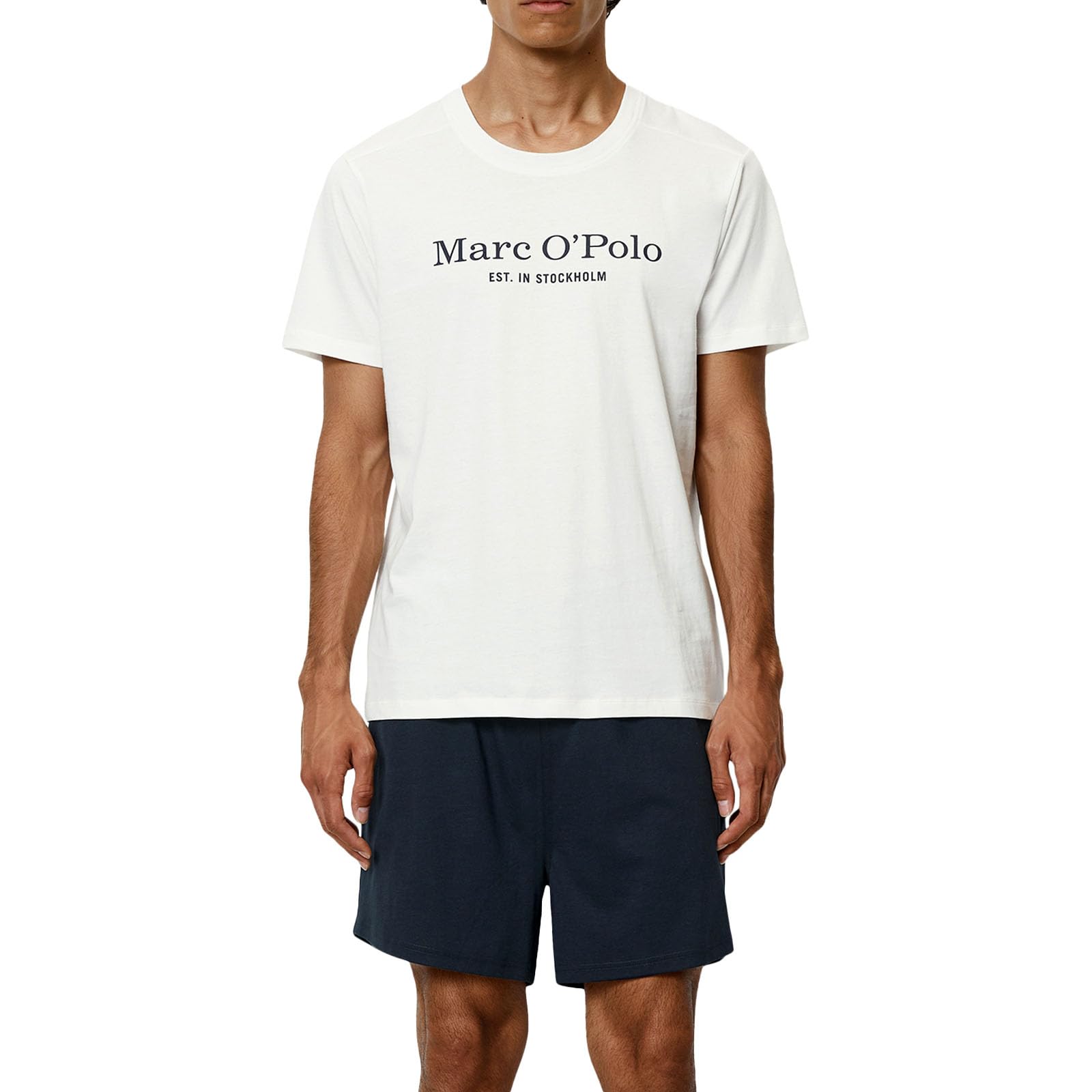Marc O'Polo Herren Loungeset Pyjama Set Schlafanzug Shorty Mix & Match Cotton
