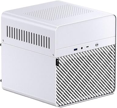 Compatible for Jonsbo N1-N5 Aluminum Mini ITX NAS Case | Multi-model aluminum mini ITX NAS chassis supports storage server and compact PC assemblyN2 White