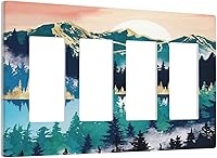 Vista 113 de Cubierta de interruptor de luz decorativa de pared de bruja negra Ouija Gótica Esqueleto Calavera 1 banda Placa frontal eléctrica de interruptor