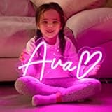 OBTAIN Custom Neon Signs, Neon Sign Customizable for Wall Decor, Personalized Neon Sign for Wedding Birthday Party Gift Party Bar Game Room Home Business Shop Name Logo Neon Sign