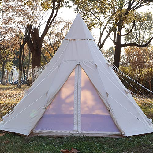 Carpa de Camping Exterior Tipo Tienda de Algodón 4m Khaki