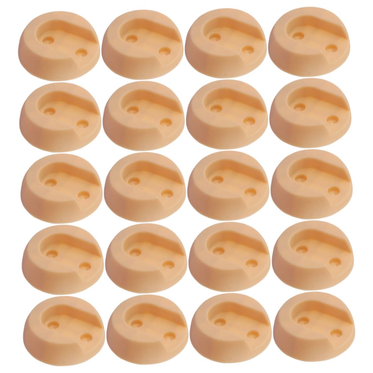 Ciieeo 80 Pièces Support De Tringle À Vêtements Supports De Tringle À Rideau De Tige Prise Porte-Serviette Bride Porte-Tige Porte-Tringle en Tissu Placard Support De Poteau en Plastique
