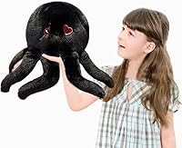 Vista 11 de ELAINREN Peluche de conejo loco grande, para Halloween, terrible conejito de Pascua, almohada de conejo blanco suave, abrazable, encantador