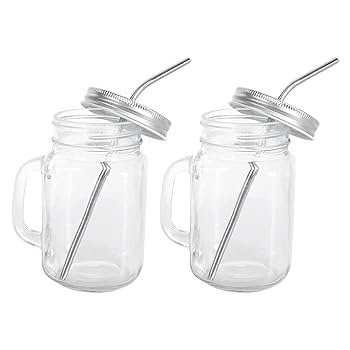 スムージーブレンダー ロボスムージー コップ・ストロー付き La Rochère からのOuessant スムージーグラス 蓋&ストロー付き