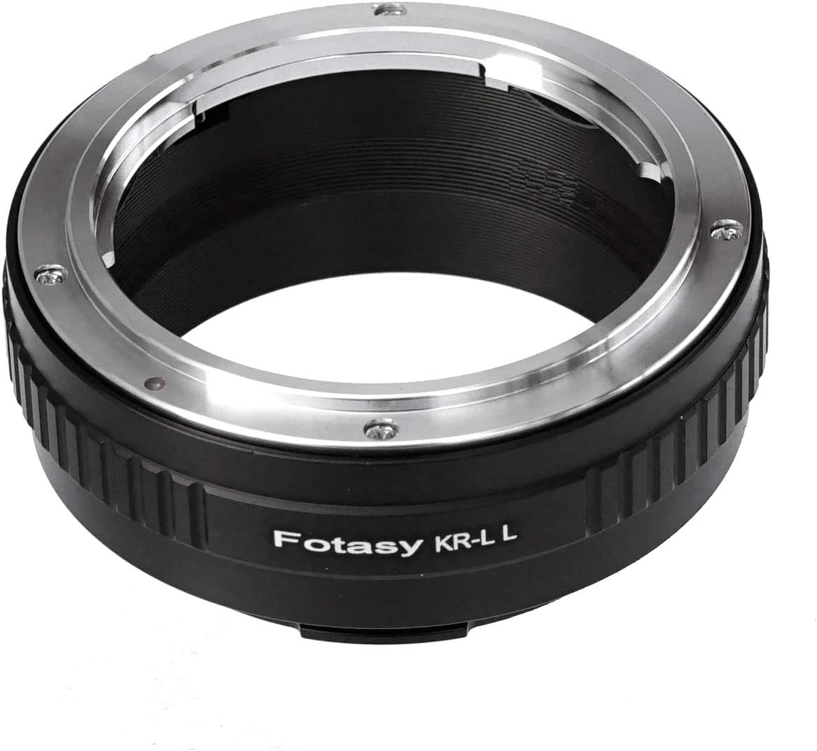 Fotasy Konica AR Lens to L Mount Adapter, Konica AR L-Mount Adapter, Compatible with Panasonic S1 S1H S1R S4 S5 Leica SL SL2 TL2 TL Leica T Sigma fp fp L Mirrorless Camera