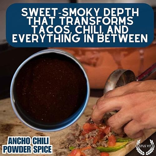 Miniatura 2 de Chili en polvo ancho | Especias gourmet | Chile en polvo totalmente natural | Sin OMG, totalmente natural | Hecho a mano, lote pequeño | Condimento