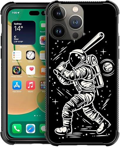 Carcasa para iPhone 11, color negro y rojo en diseño de veta de madera, para hombres y niños, diseño gráfico de cristal templado 9H, a prueba de