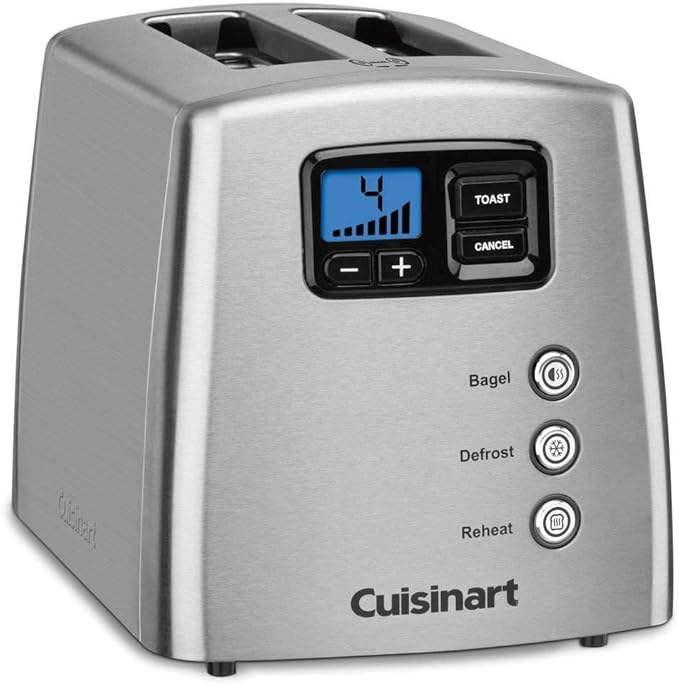 Cuisinart CPT420 Touch to Toast Leverless 2Slice Toaster, Brushed Stainless Steel