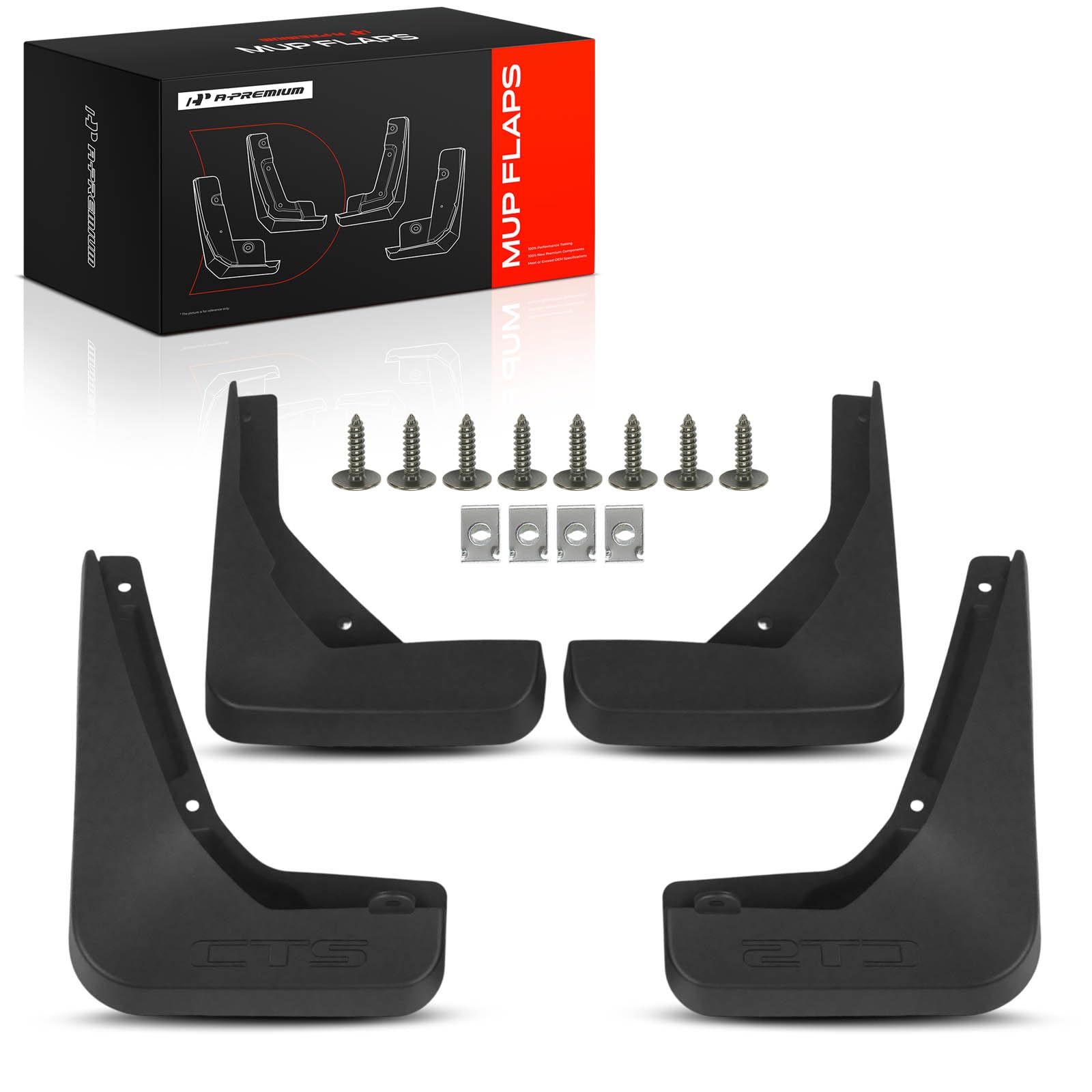 A-Premium Mud Flaps for Cadillac CTS