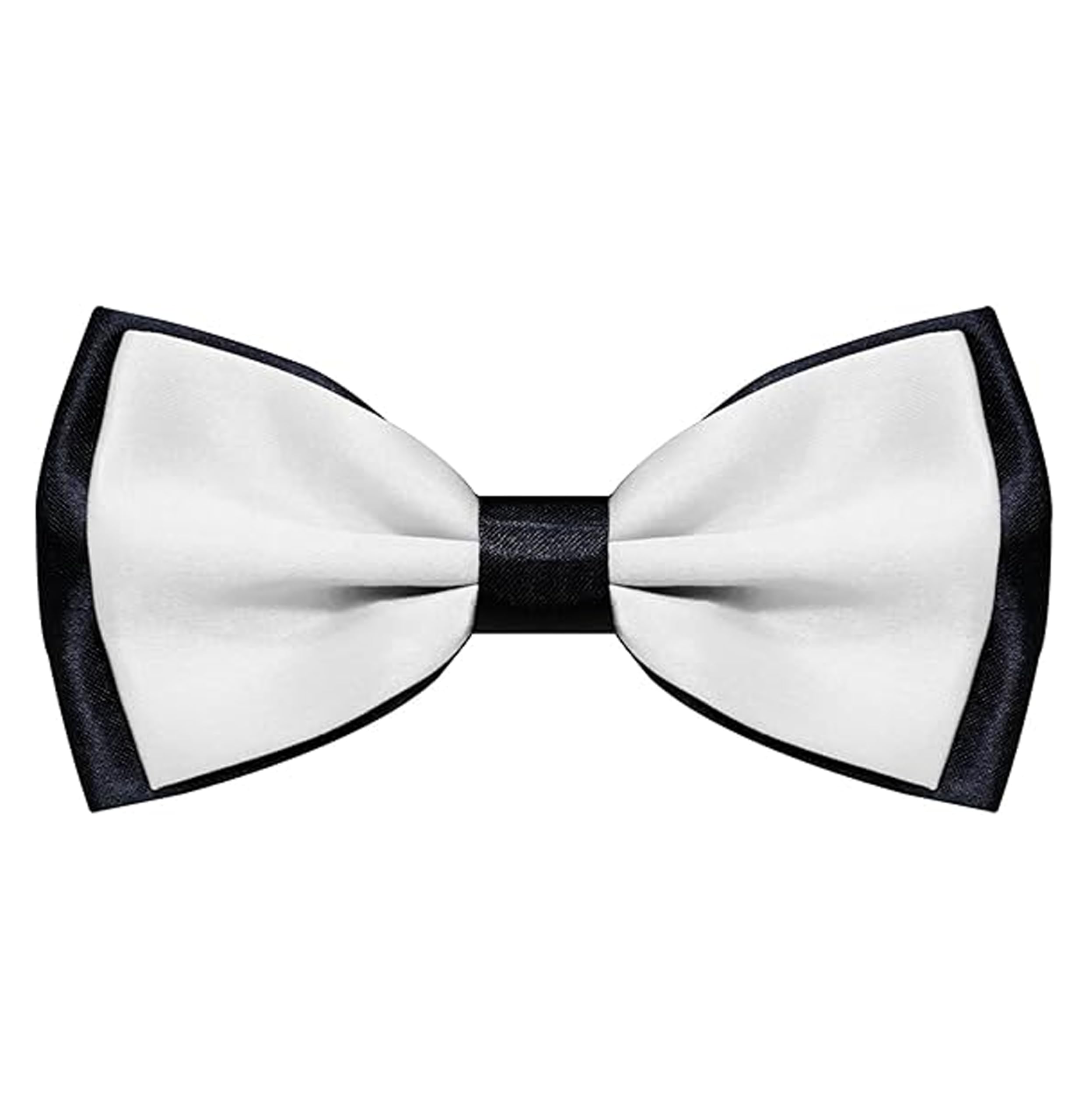 Men's Casual Fashion Double Color Bow Tie | Stylish Accessory | Perfect for Casual & Formal Events, Weddings, and Special Occasions-image-38