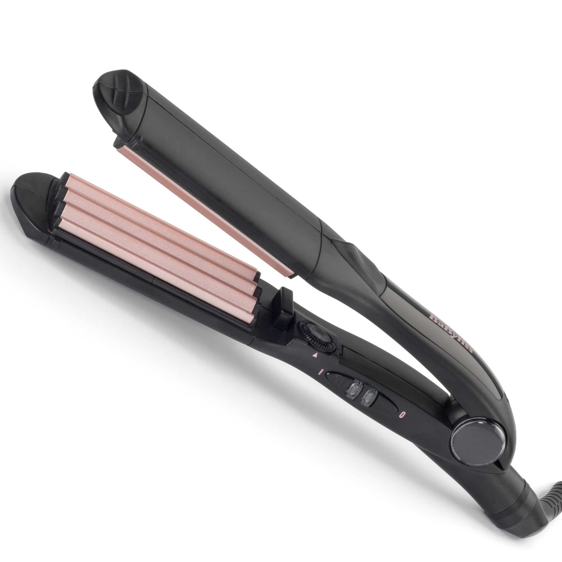 BaByliss Piastra frisè, Tourmaline Ceramic, 10 temperature fino a 210°C, nero, 2165CE