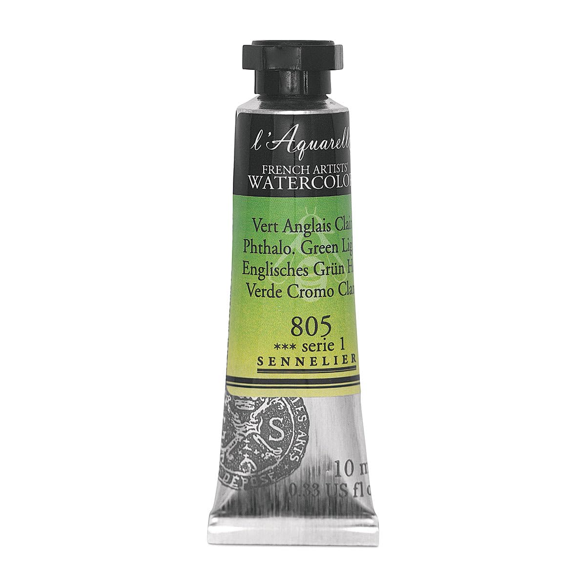 Sennelier Green L'aquarelle Watercolor Tubes 10Ml - Phthalo, Light 10Ml Tube