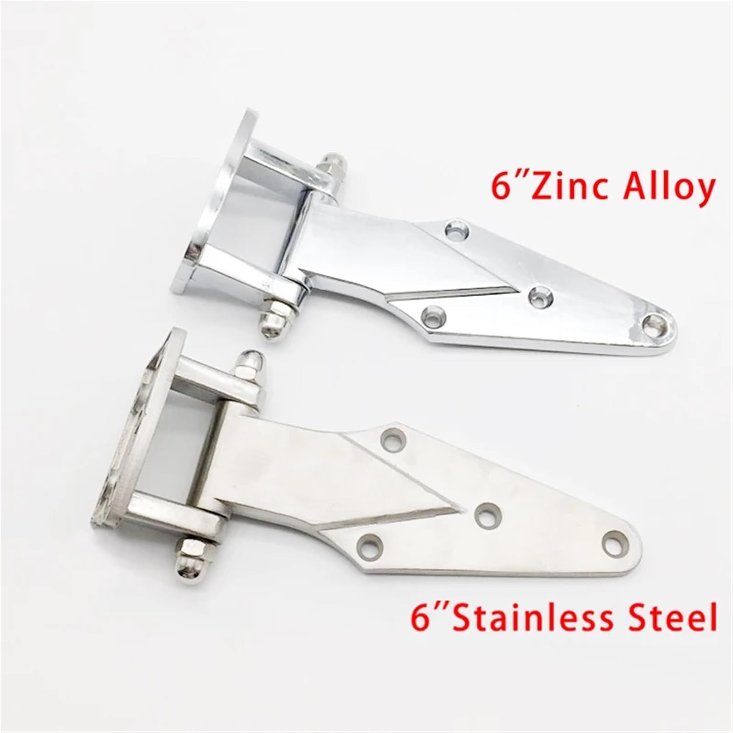 6 Inch Stainless Steel Or Zinc Alloy Door Hinge Hardware Cabinet Industrial Hinge 1Pcs(Stainless Stlee-30mm)