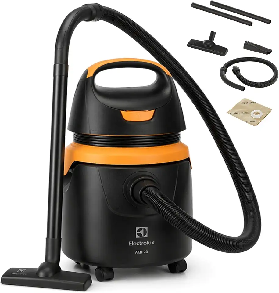 Aspirador água pó Electrolux potente função sopro limpeza profunda 1400W 18L total 11L util protetor termico AQP20 220v