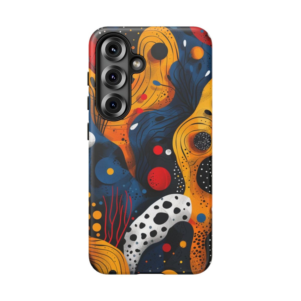 Coque Samsung S25 anti-trace mate jaune pour éliminer reflets et rayures