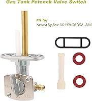 Vista 6 de Carburador YFM400 para Yamaha Big Bear 400 Carb, compatible con Yamaha Big Bear 400 2000-2006, Kodiak 400 2000-2006, 2007-2014 Grizzly 450 carburador