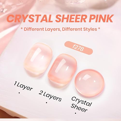 Miniatura 92 de Beetles Nude - Esmalte de uñas en gel natural de 15ml/0.5 onzas líquidas, color neutro, color crema, translúcido, lámpara LED UV para uñas, 15ml/0.5