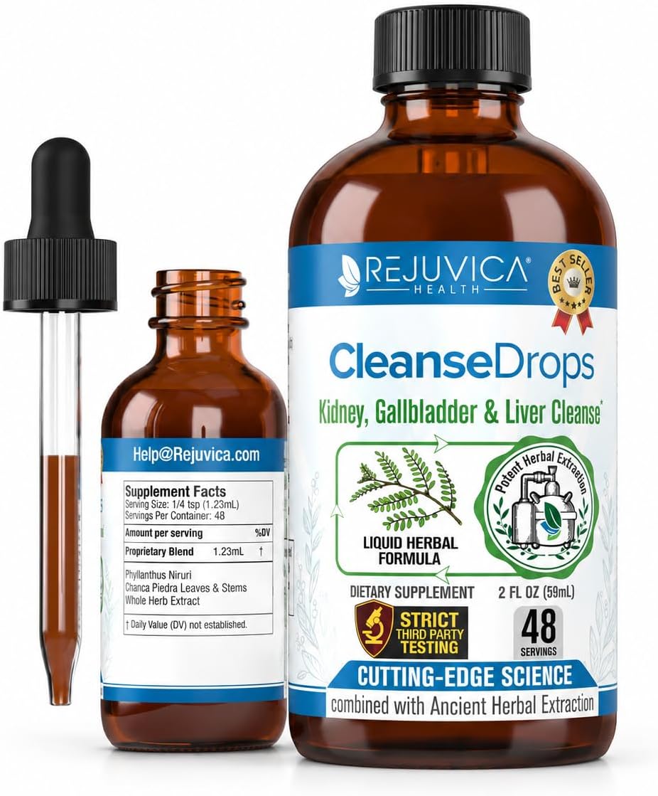 Cleanse Drops - Chanca Piedra Liquid, Kidney & Gallbladder Cleanse