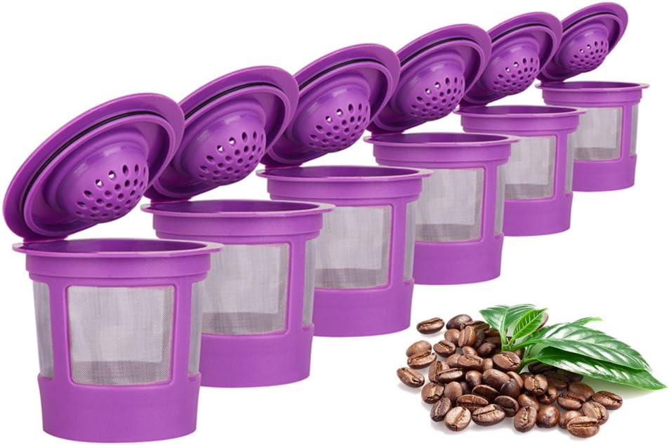 Maxware 6 Reusable Refillable Coffee Filters For Keurig